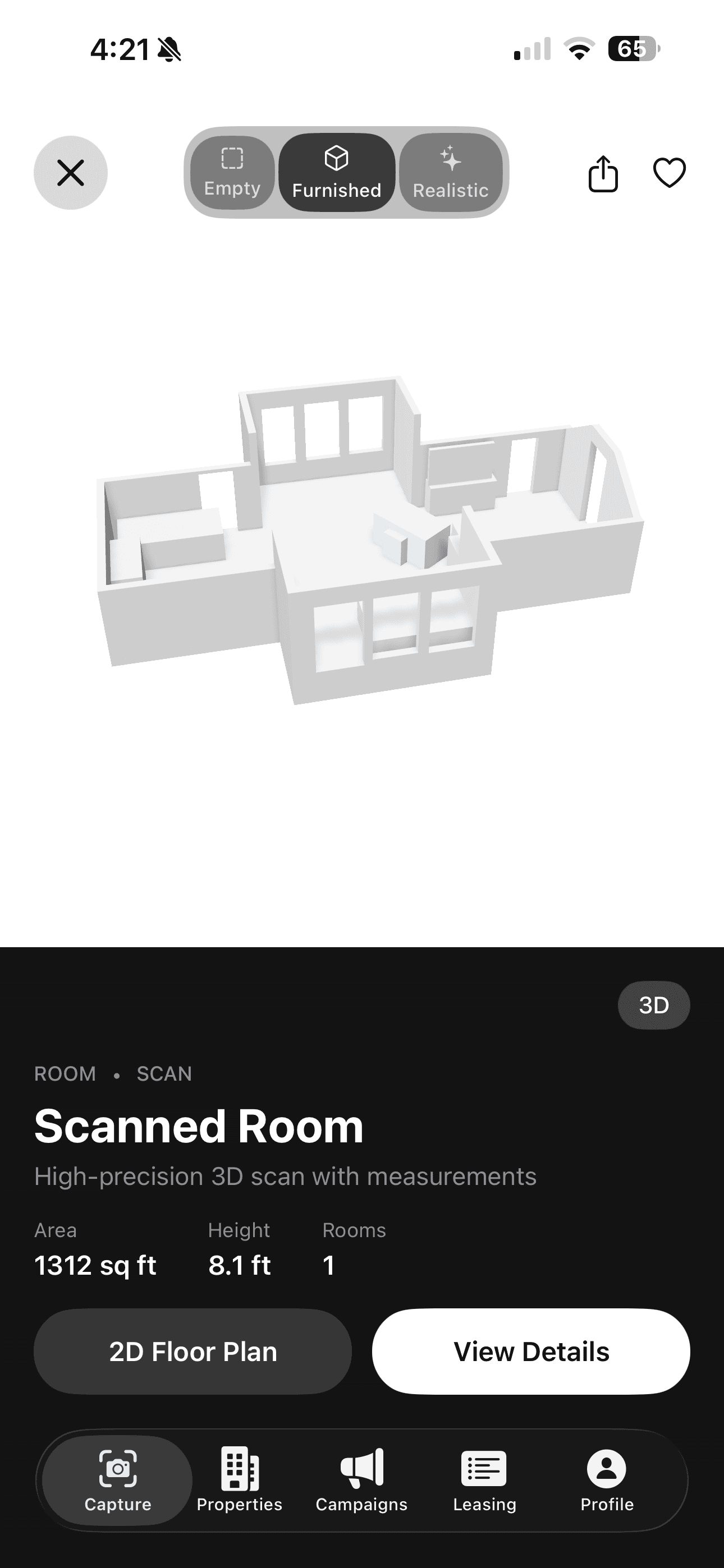 Livvng Capture scan progress